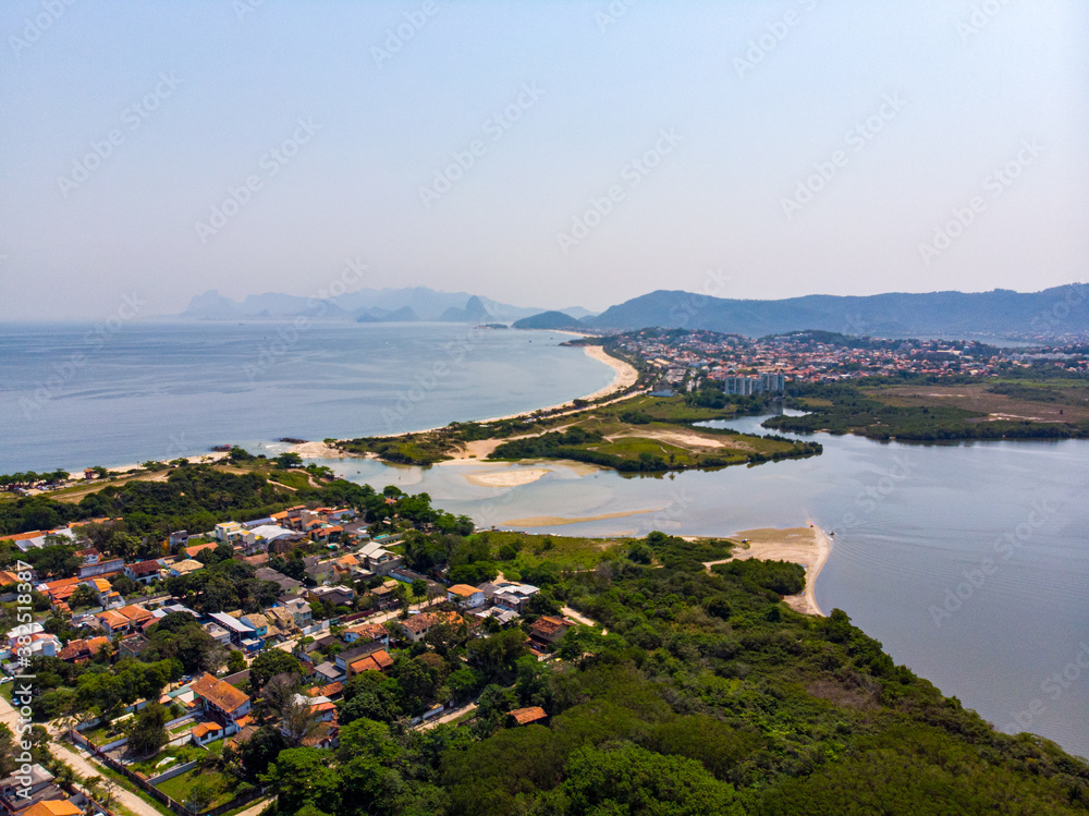 view of the coast of the island of island