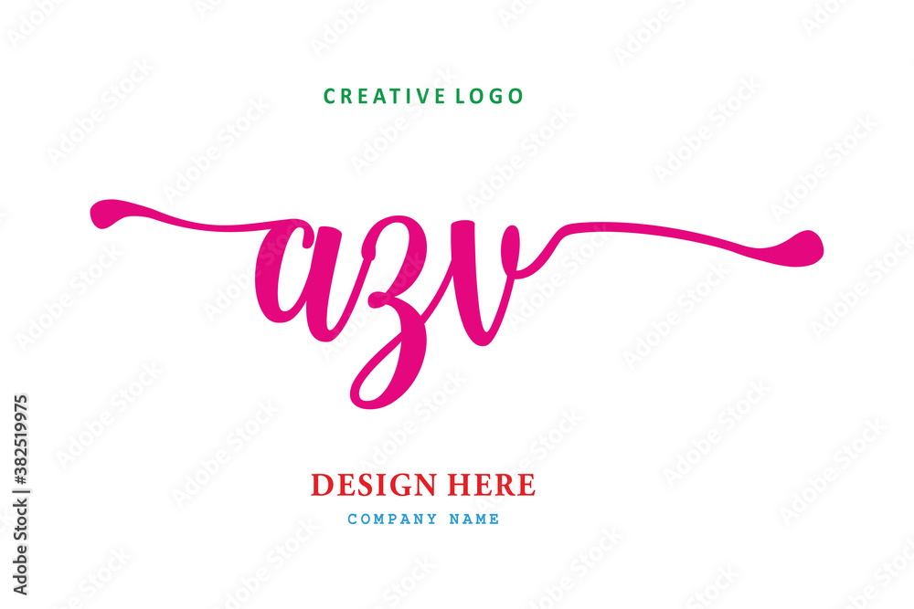 The simple AZV lettering logo is easy to understand and authoritative The simple AZV lettering logo is easy to understand and authoritative