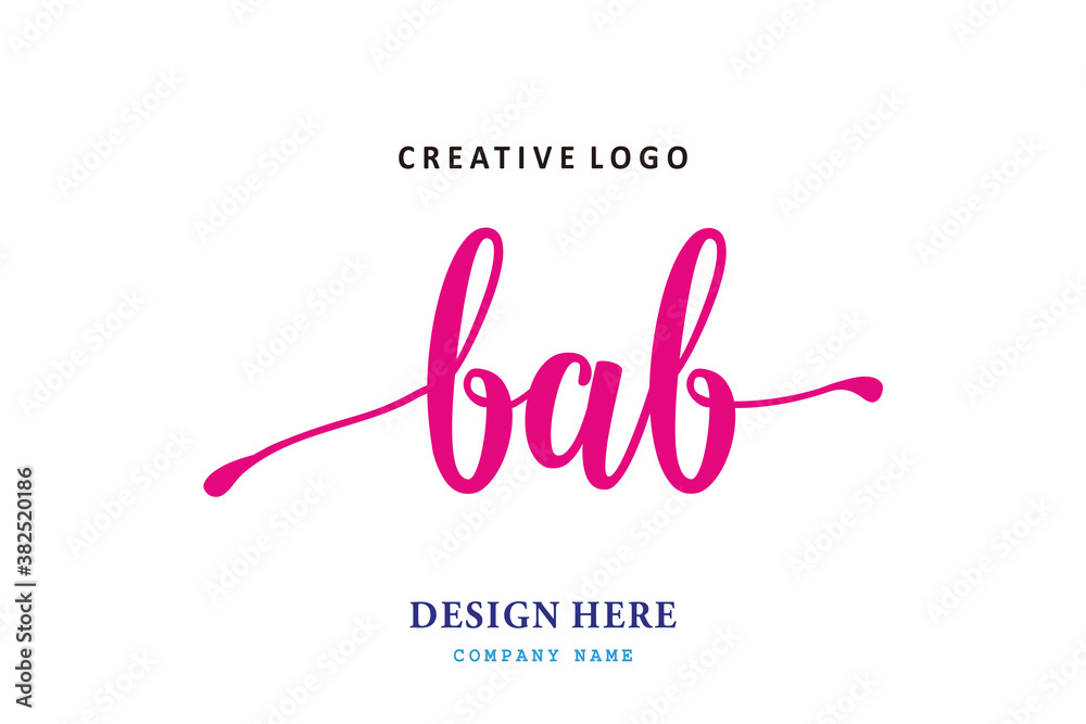 The simple BAB arrangement logo is easy to understand and authoritative