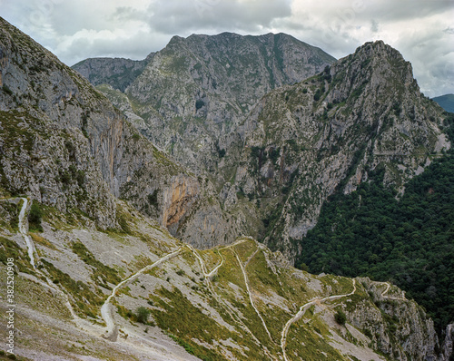 Tresviso's trail, Picos de Europa (film photo), Spain photo