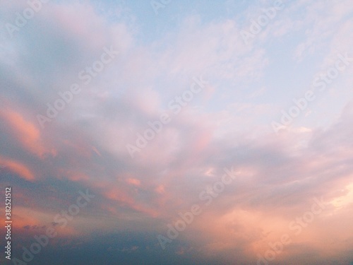 Sunrise clouds photo