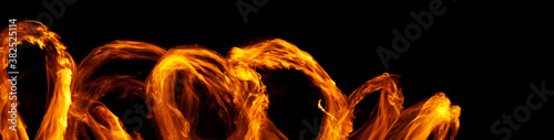 Swirling fire