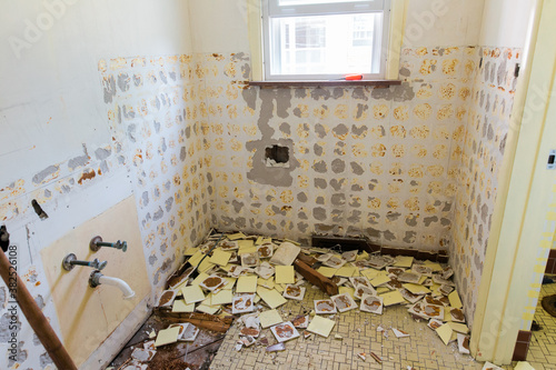 bathroom demolition