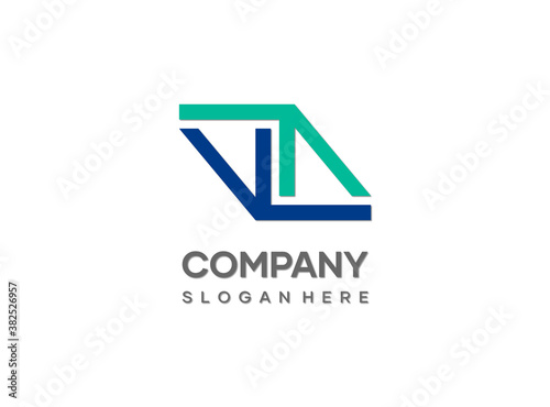 YA logo design. Y and A initials logo design