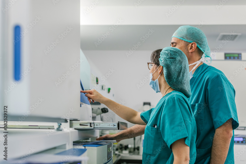 Biologist Working in a Professional Laboratory Biologist Working in a Professional Laboratory
