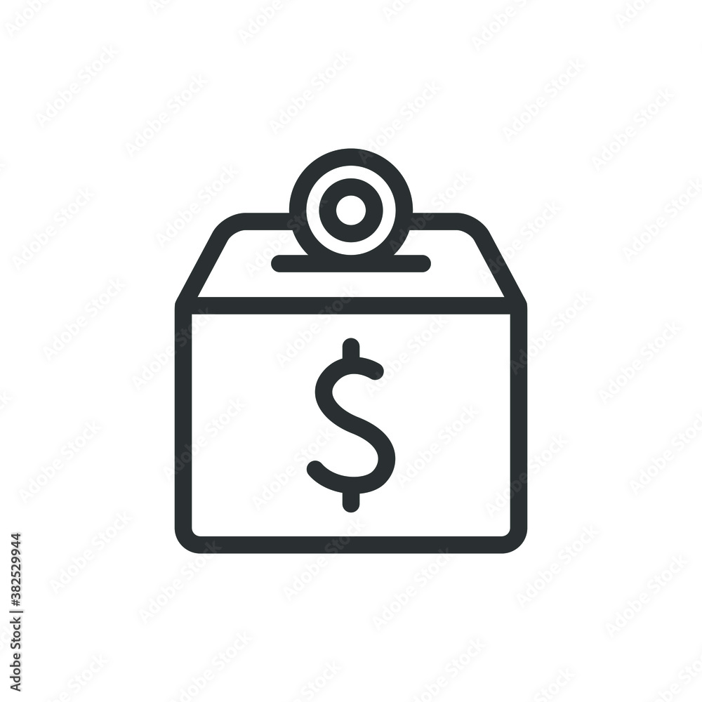 Obraz premium Fundraising icon