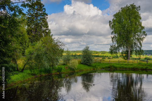 Amazing landscape in a beautiful park