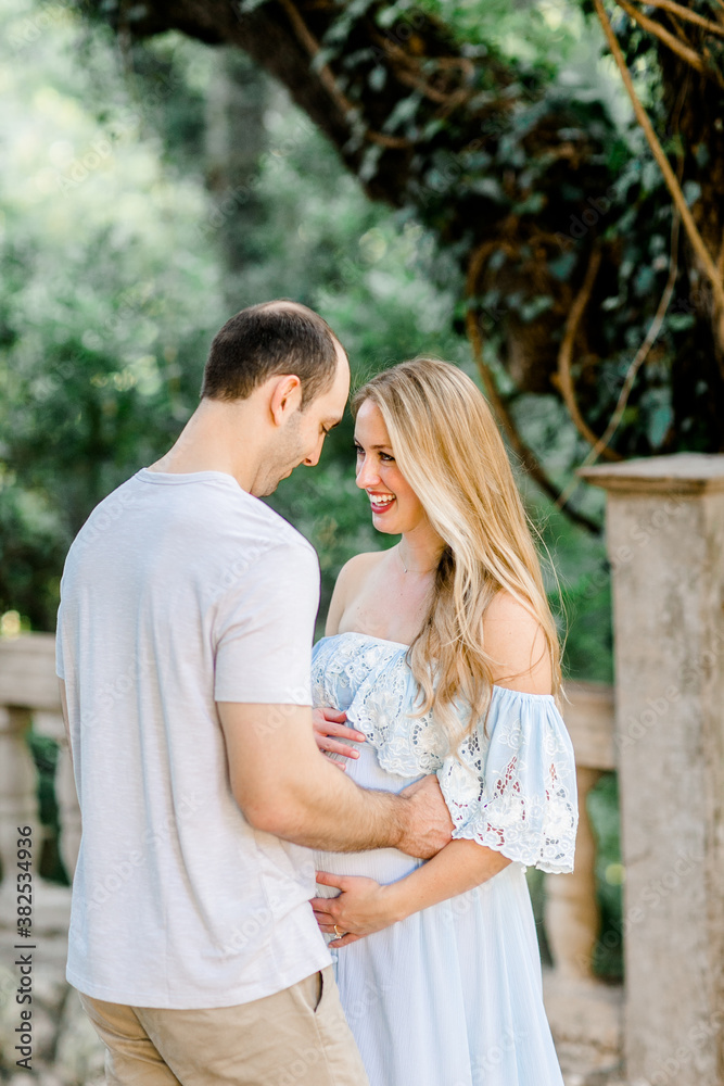 Pregnant wife with her husband Pregnant wife with her husband