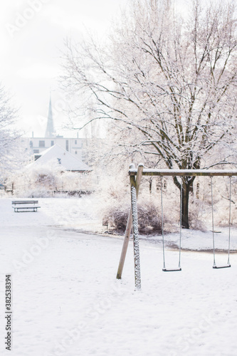 Winter swing photo