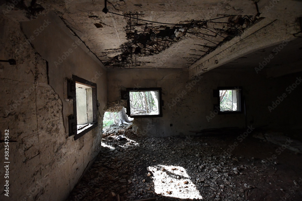 Obraz premium 廃屋