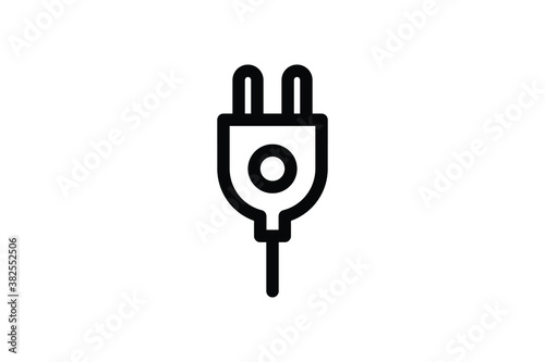 Electronic Outline Icon - Electric Plugs
