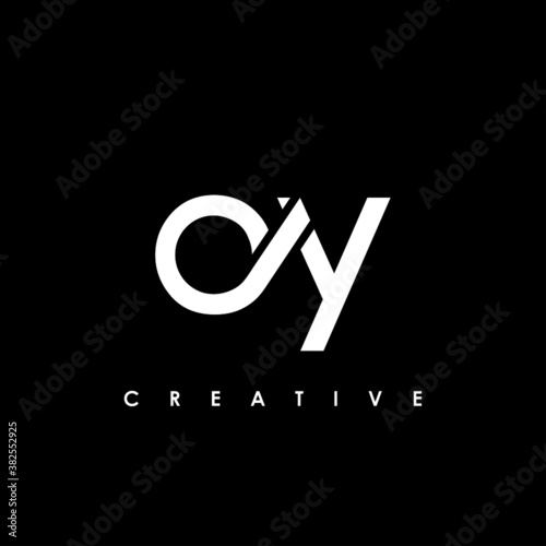 AY Letter Initial Logo Design Template Vector Illustration photo