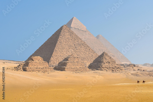 The Pyramids  Giza  Cairo  Egypt.
