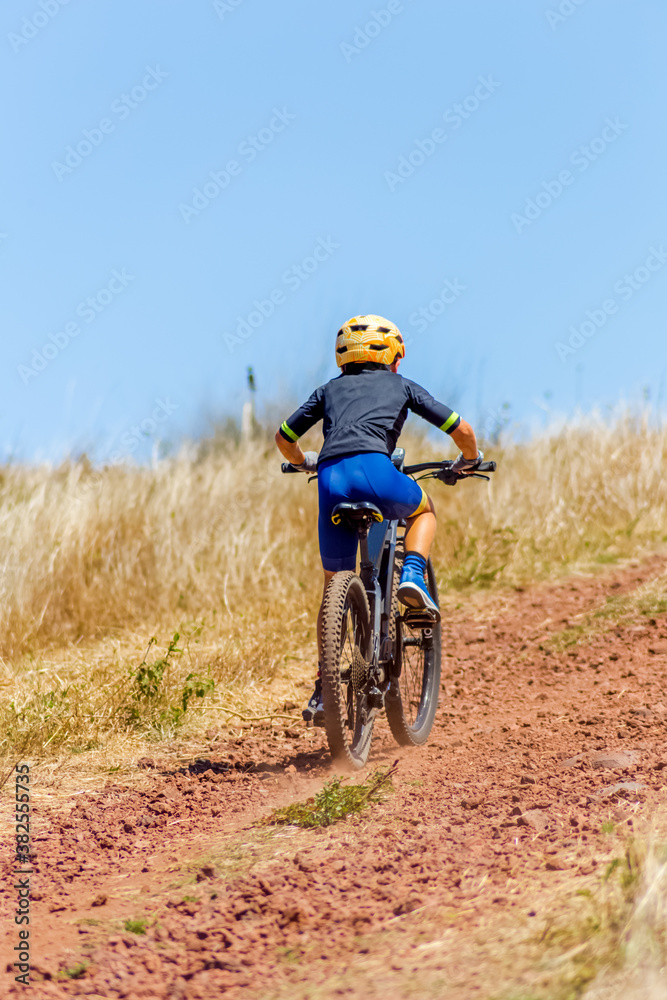 child riding a bike