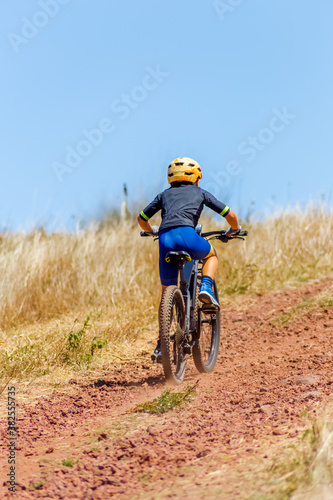 child riding a bike