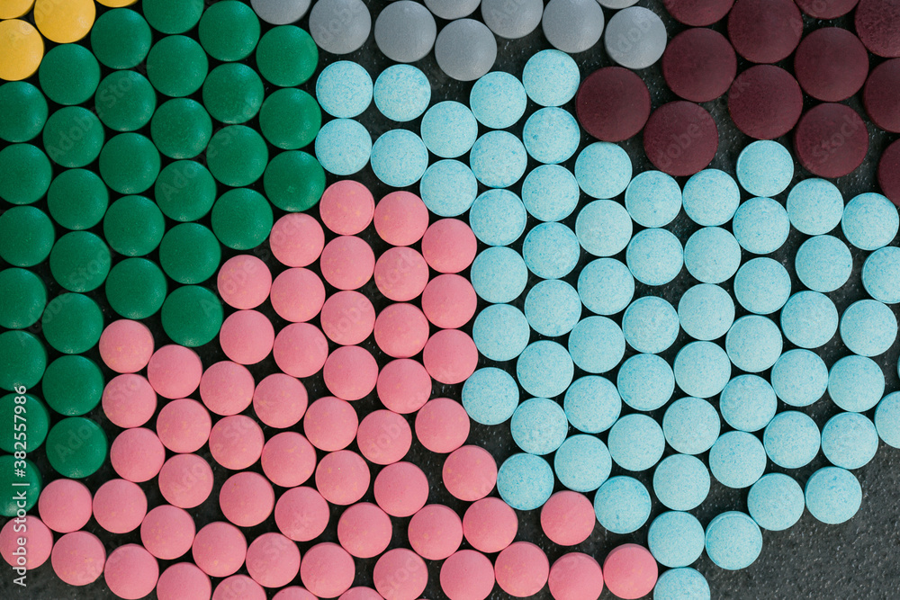 Colourful Pills Background Colourful Pills Background