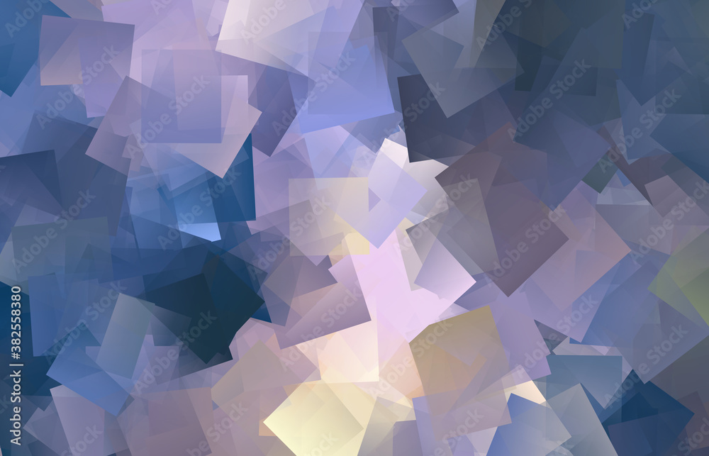 abstract background with triangles and cubes