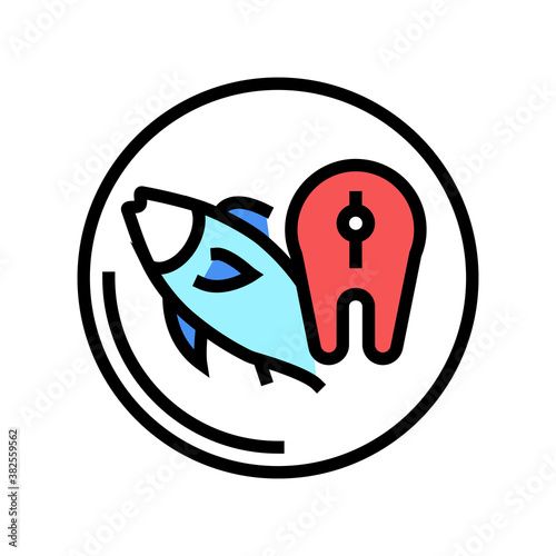 Free Download fish department store color icon vector. fish department store sign. isolated symbol illustration - GFXLoad