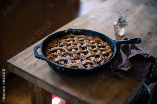 Homemeade Blueberry Pie photo