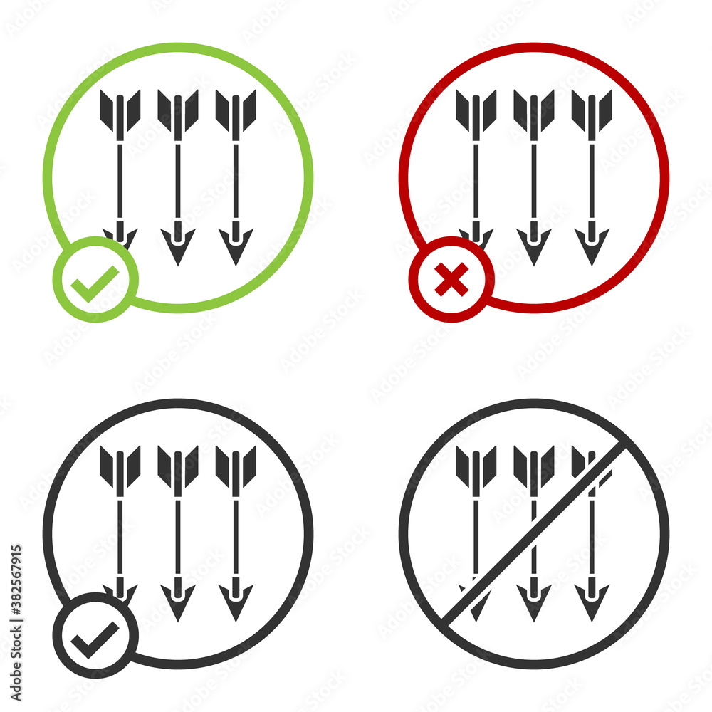 Black Crossed arrows icon isolated on white background. Circle button. Vector. Black Crossed arrows icon isolated on white background. Circle button. Vector.
