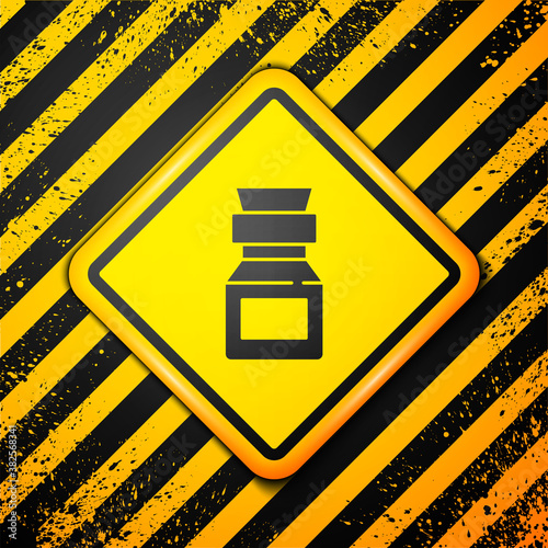 Poison in bottle icon isolated on white background. Bottle of poison or poisonous chemical toxin. Vector.