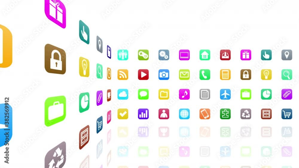Technology Icon Network Symbol Digital devices on the Internet background Technology Icon Network Symbol Digital devices on the Internet background
