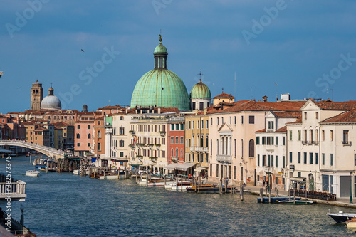 San Simeone Piccolo church on the Grand Canal in Venice  Italy