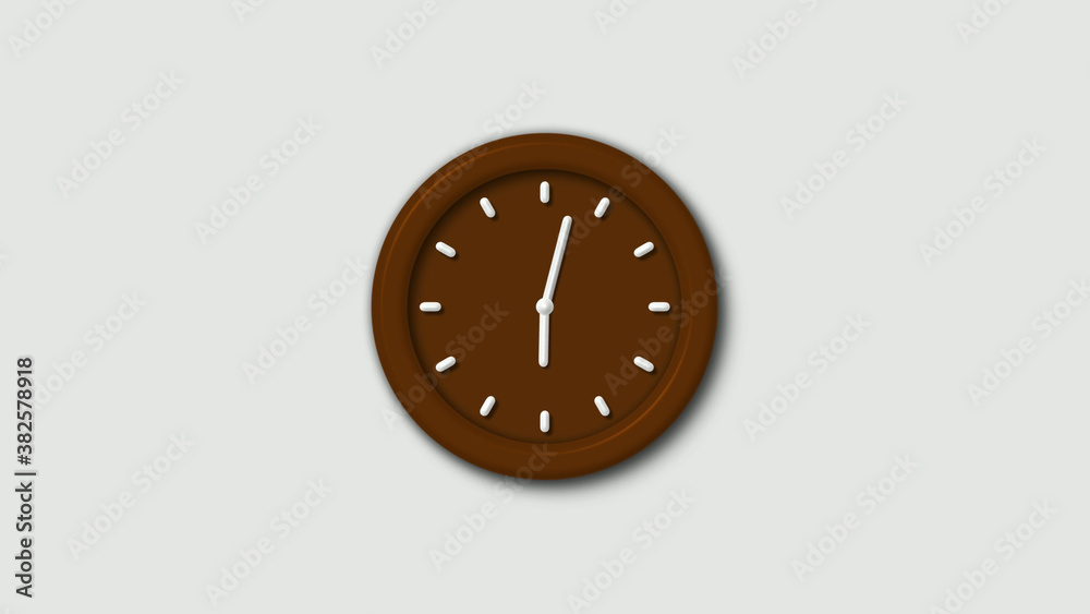 12 hours 3d wall clock isolated on white background,3d wall clock,orange dark wall clock 12 hours 3d wall clock isolated on white background,3d wall clock,orange dark wall clock