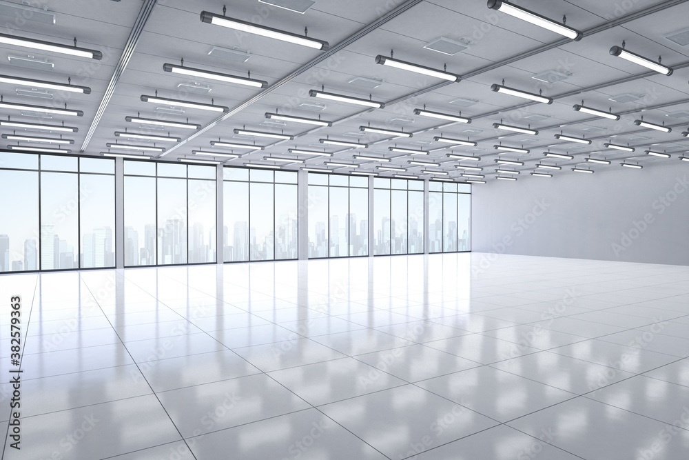 Fototapeta premium Empty room interior