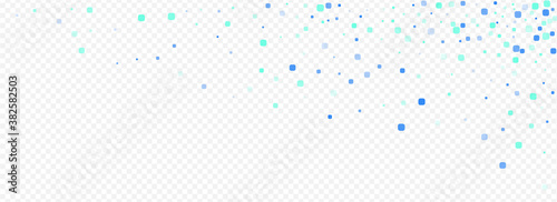 Blue Square Top Panoramic Vector Transparent 