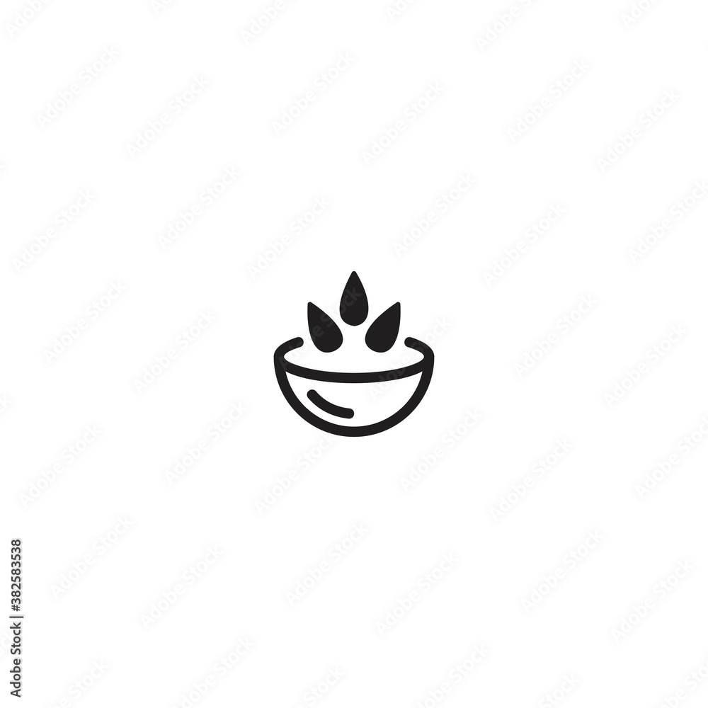 Cereal logo design vector EPS10 Stock Vector Adobe Stock