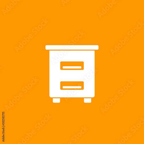 Hive, apiculture icon, apiary vector