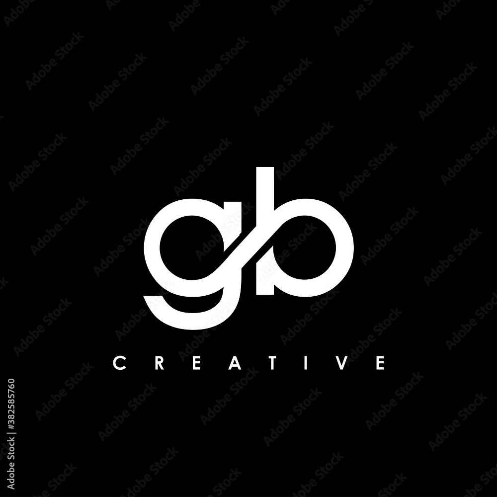 GB Letter Initial Logo Design Template Vector Illustration GB Letter Initial Logo Design Template Vector Illustration