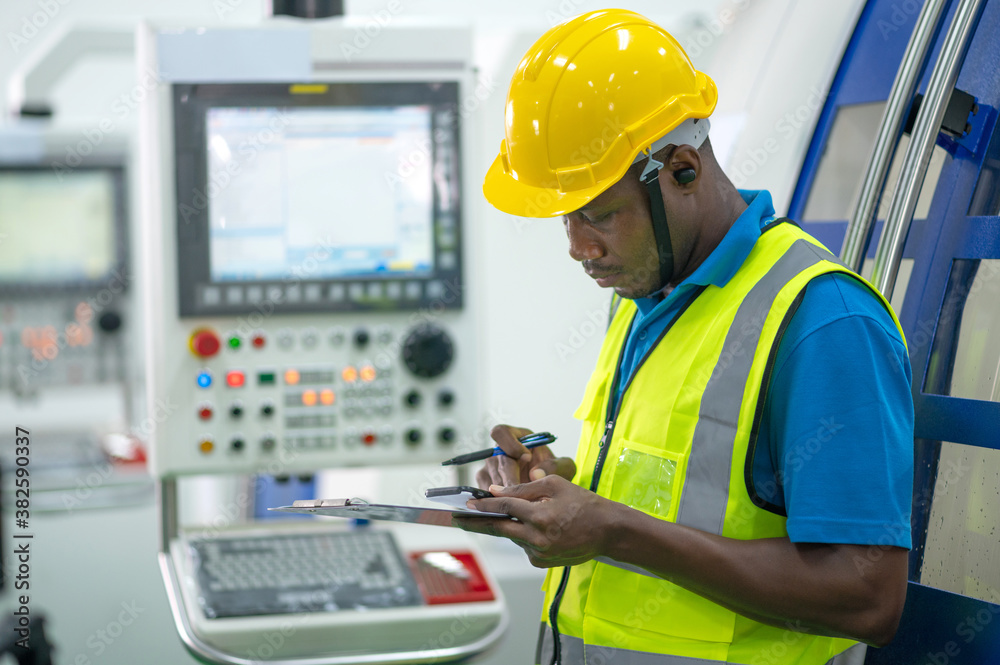 African American engineer workers working African American engineer workers working