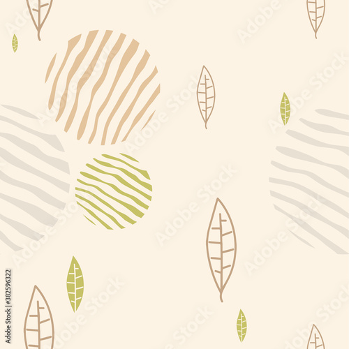 Design with autumn pattern. Vector background. Seamless pattern