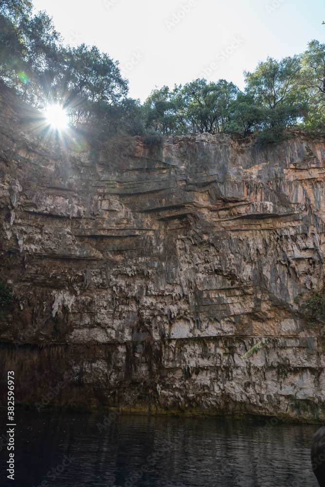 Fototapeta premium Melissani cave in Kefalonia in Greece