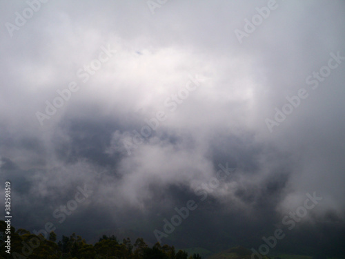 Mountains with cloudy sky in northern Spain © Diego