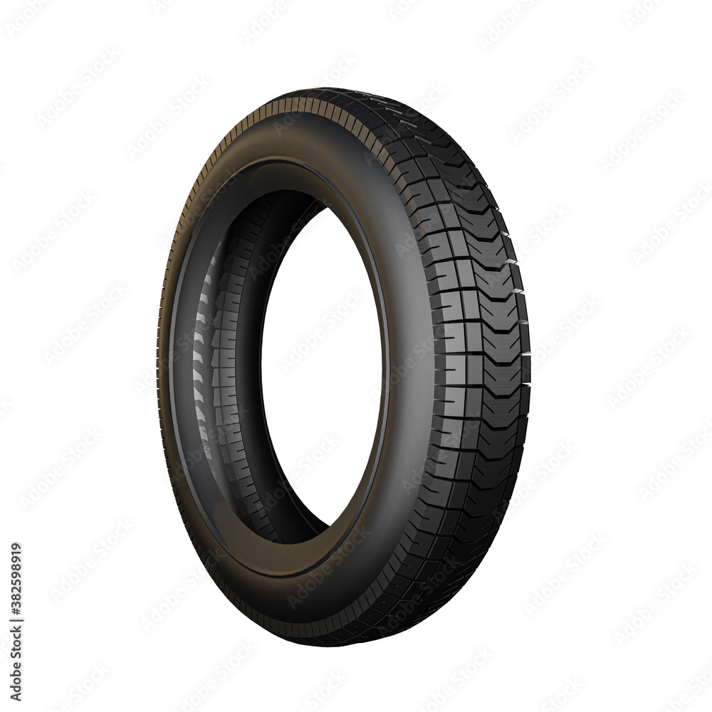 3d rendering Car tire isolated on white background, save clipping path 3d rendering Car tire isolated on white background, save clipping path