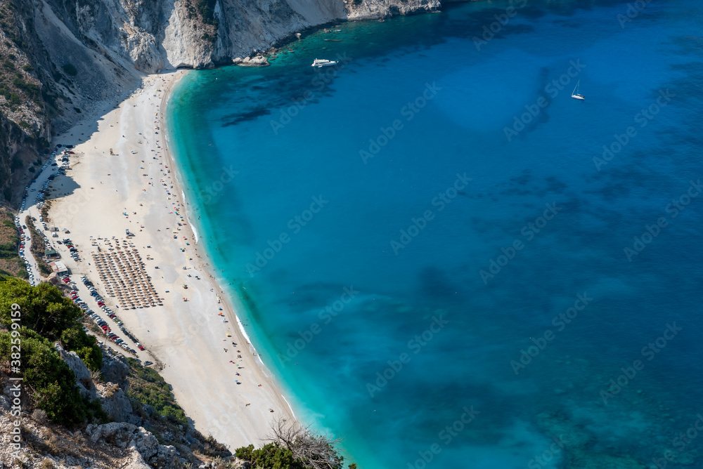 Mirtos beach in Kefalonia Greece