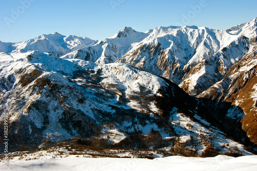 Saint Martin de Belleville Les Menuires Trois Vallees 3 Valleys ski area French Alps France