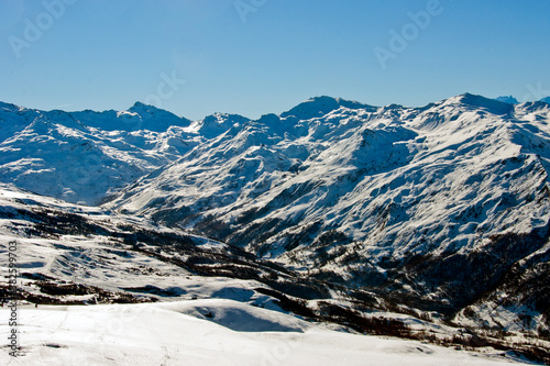 Saint Martin de Belleville Les Menuires Trois Vallees 3 Valleys ski area French Alps France