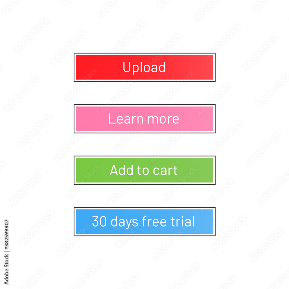 upload, learn more, add to cart buttons upload, learn more, add to cart buttons