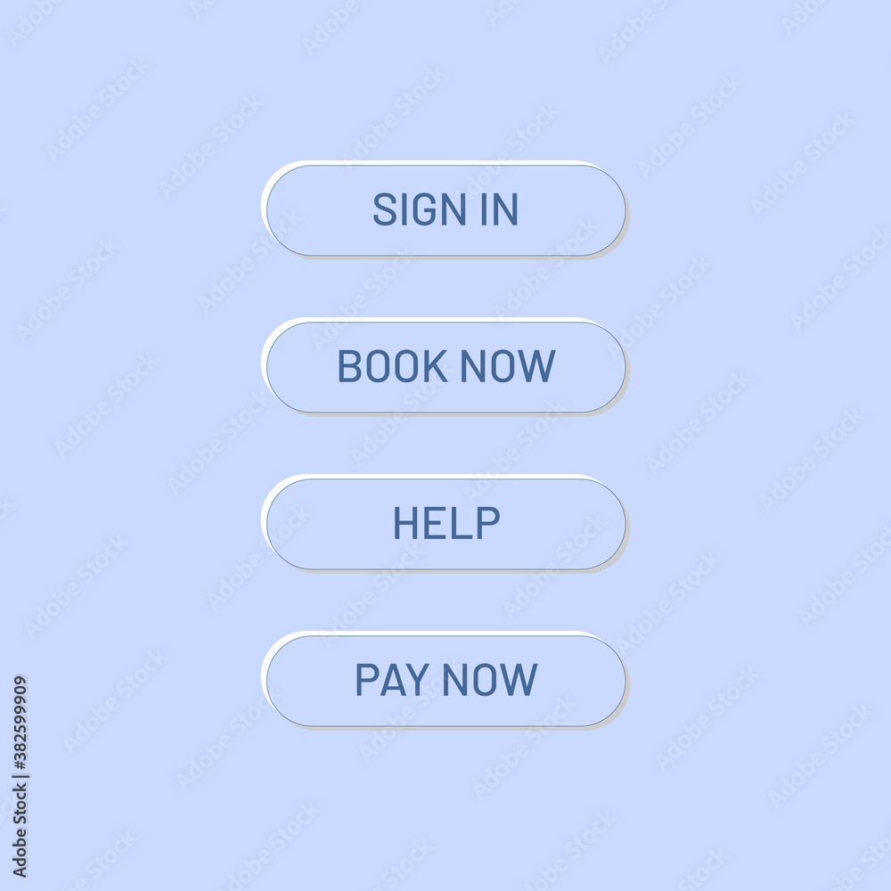 sign in, book now, help, pay buttons