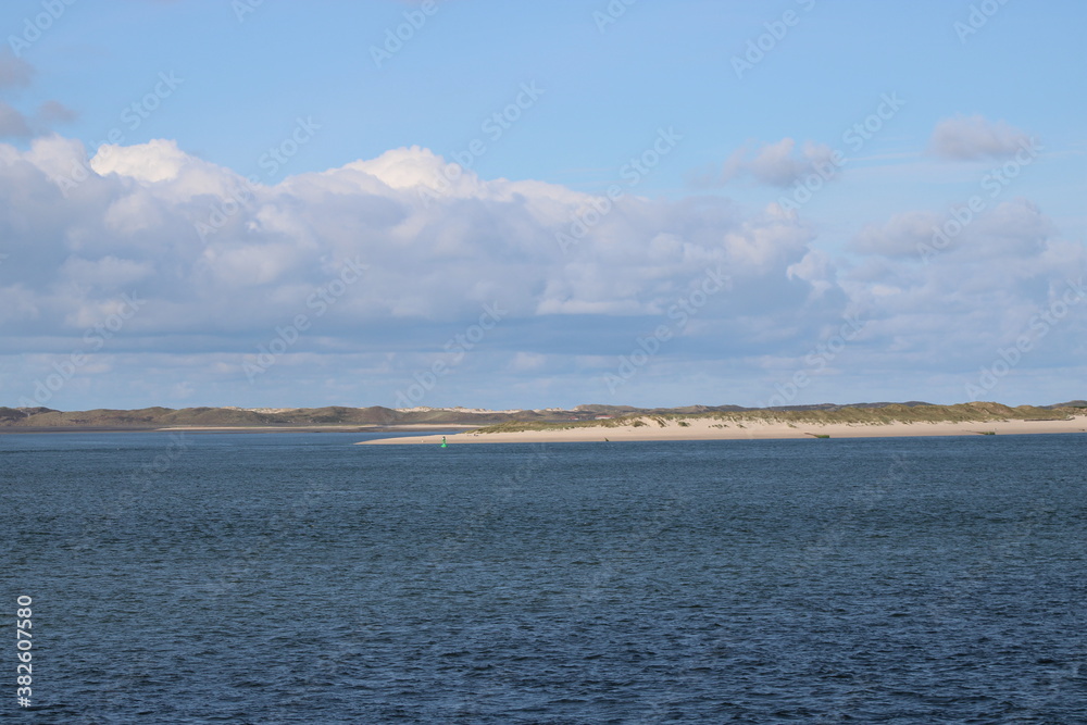 Being isolated in the dunes at Ellenbogen in the North of Sylt close to the village of List 