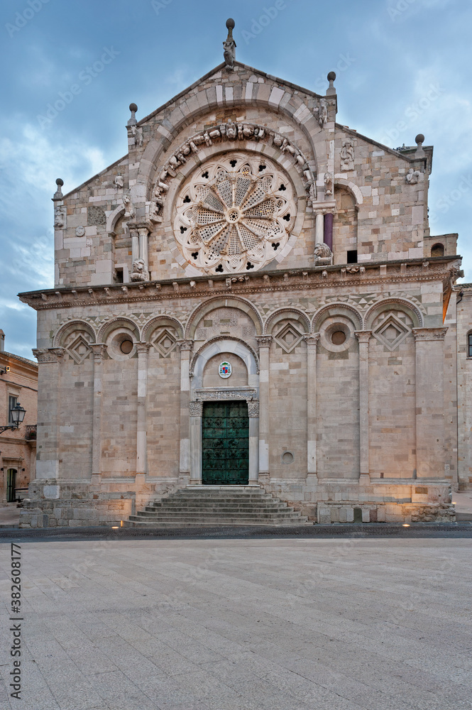 Troia, district of Foggia, Puglia, Apulia, Italy, Europe, Cathedral of the Beata Vergine Maria Assunta