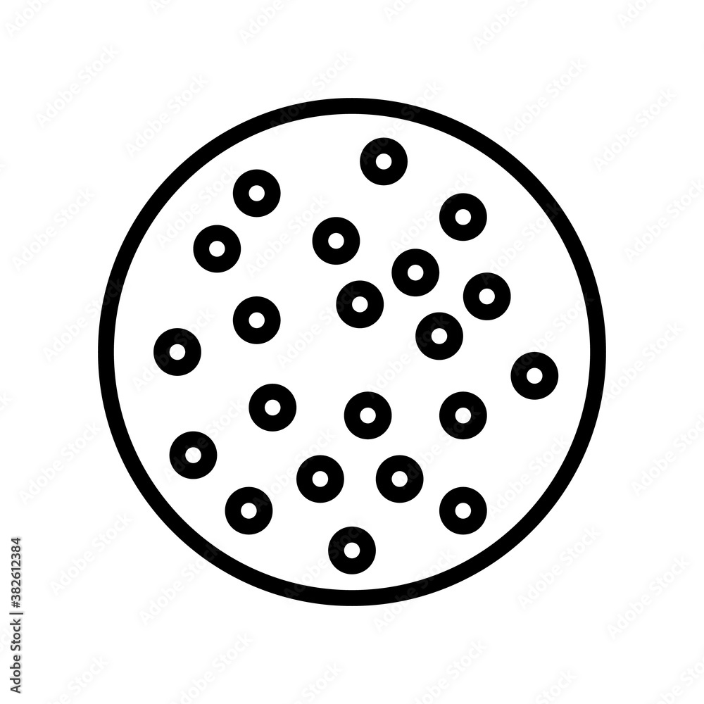 lichen planus skin disease line icon vector. lichen planus skin disease sign. isolated contour symbol black illustration lichen planus skin disease line icon vector. lichen planus skin disease sign. isolated contour symbol black illustration