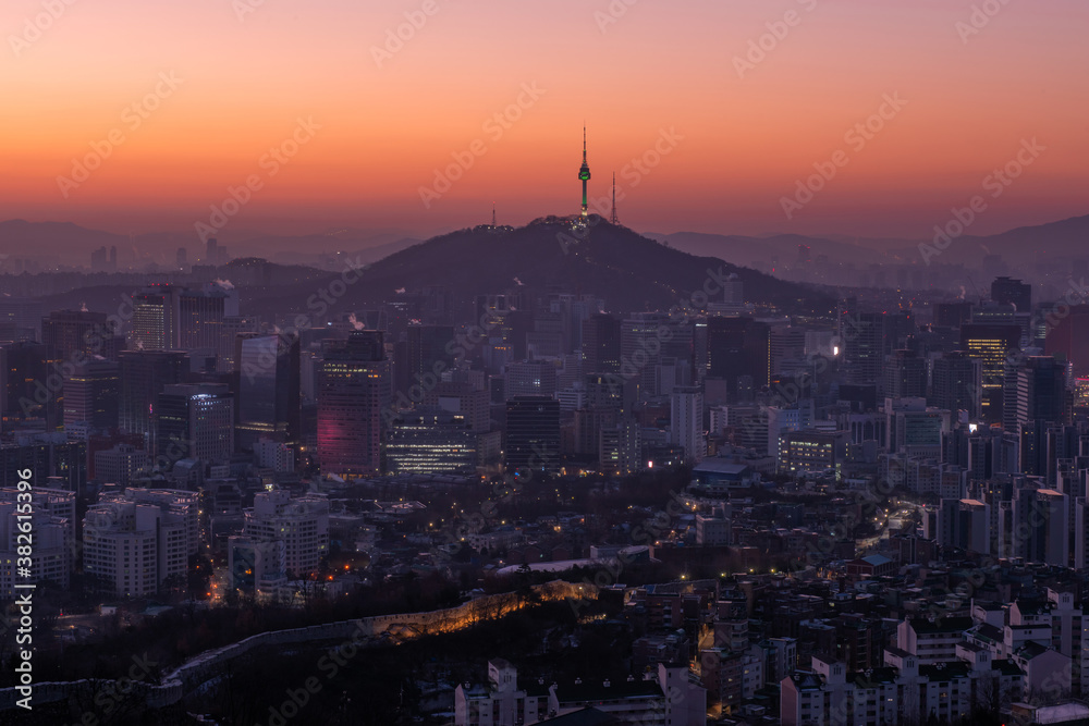 Fototapeta premium seoul tower