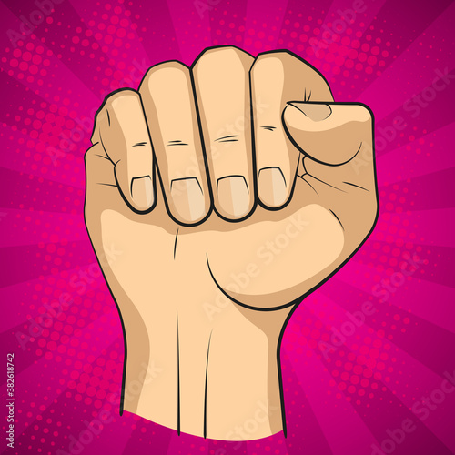 Wrist of people comics sketch picture set. Cartoon palm man's hand banner illustration. Human individual gesture of fives fingers drawing outline. People knukle gesture collection