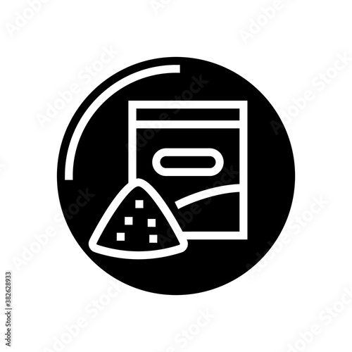 snacks department store glyph icon vector. snacks department store sign. isolated contour symbol black illustration