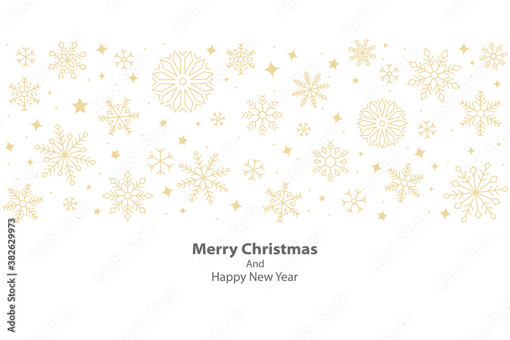 Fototapeta premium Christmas And Happy New Year vector design
